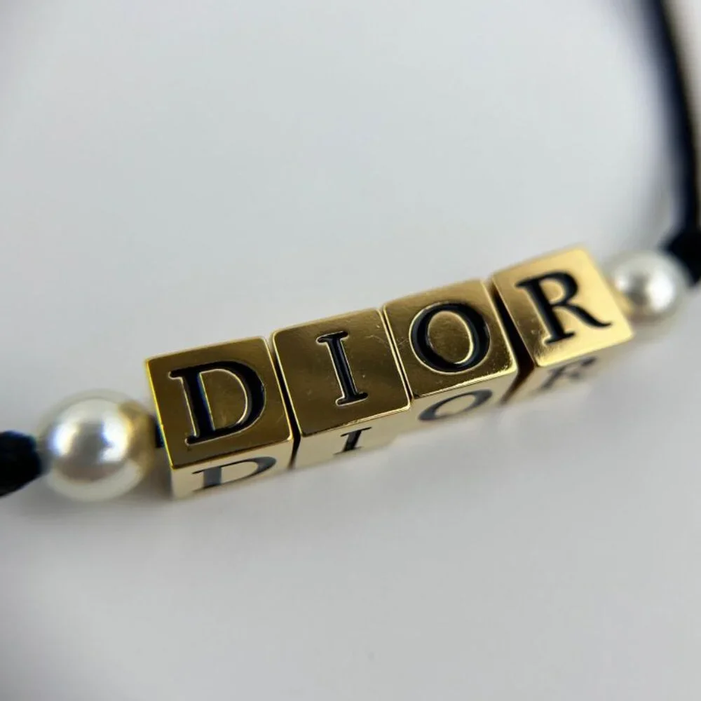 Christian Dior Accessories Bracelet Bangle Logo Gold Vintage - Picture 5 of 14